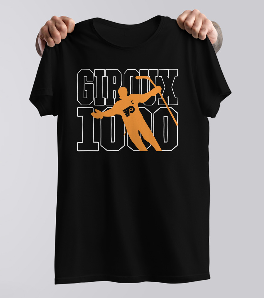 Giroux 1000 Philadelphia Flyers Hockey T-Shirt