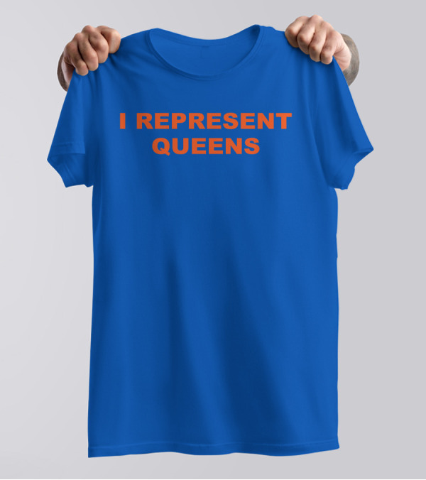 La Maison Gaga Rockthebells I Represent Queens Blue T-Shirt