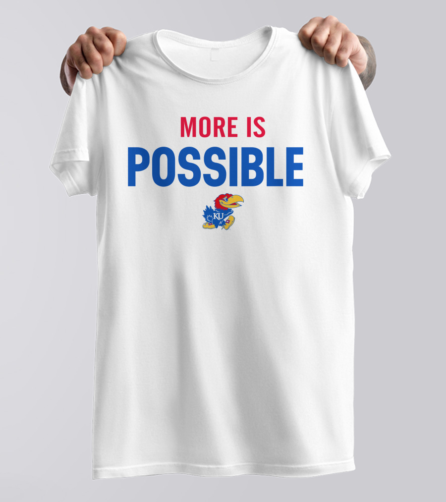 More Is Possible Kansas Jayhawks Team Golf NCAA KU T-Shirt