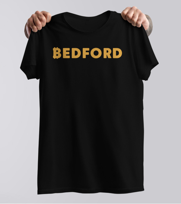 Real Bedford Merch Bedford Peter Mccormack Bitcoin T-Shirt