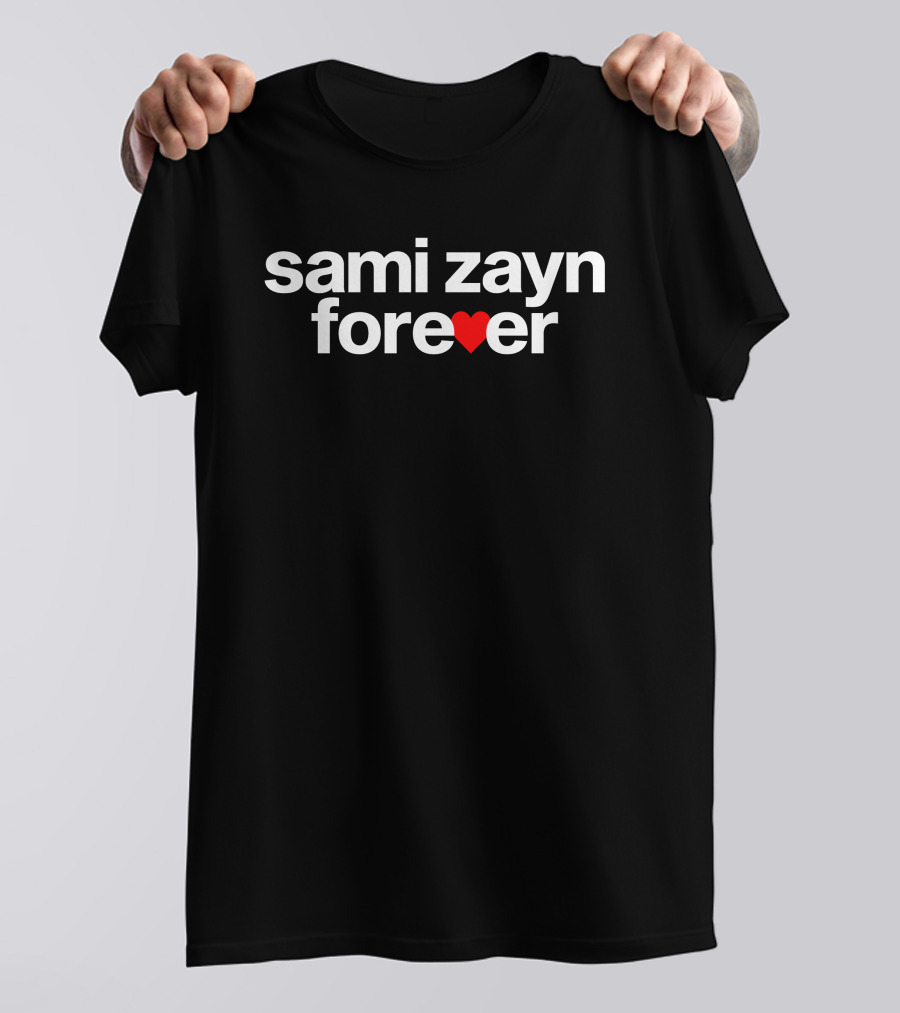 Sami Zayn Forever Red Heart T-Shirt