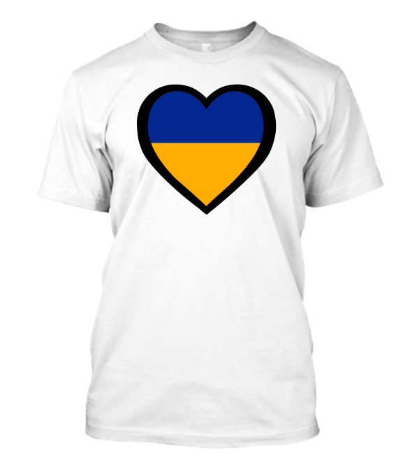 Let's Dance Ukrainian Heart Flag T-Shirt