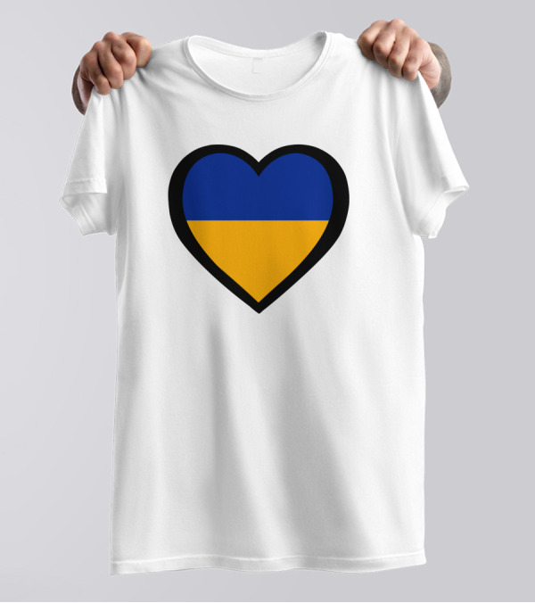 Let's Dance Ukrainian Heart Flag T-Shirt