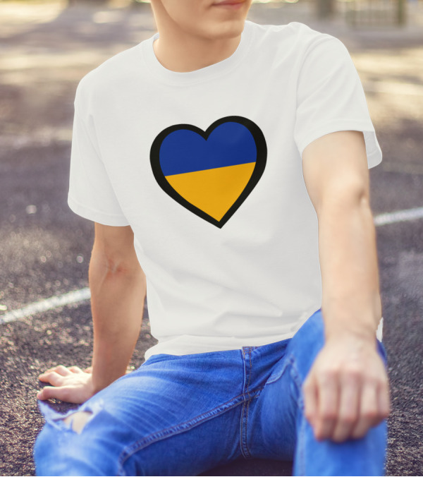 Let's Dance Ukrainian Heart Flag T-Shirt