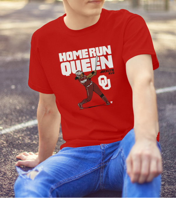 Home Run Queen Jocelyn Alo Oklahoma OU T-Shirt