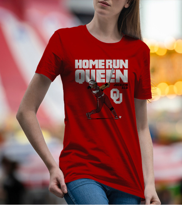 Home Run Queen Jocelyn Alo Oklahoma OU T-Shirt