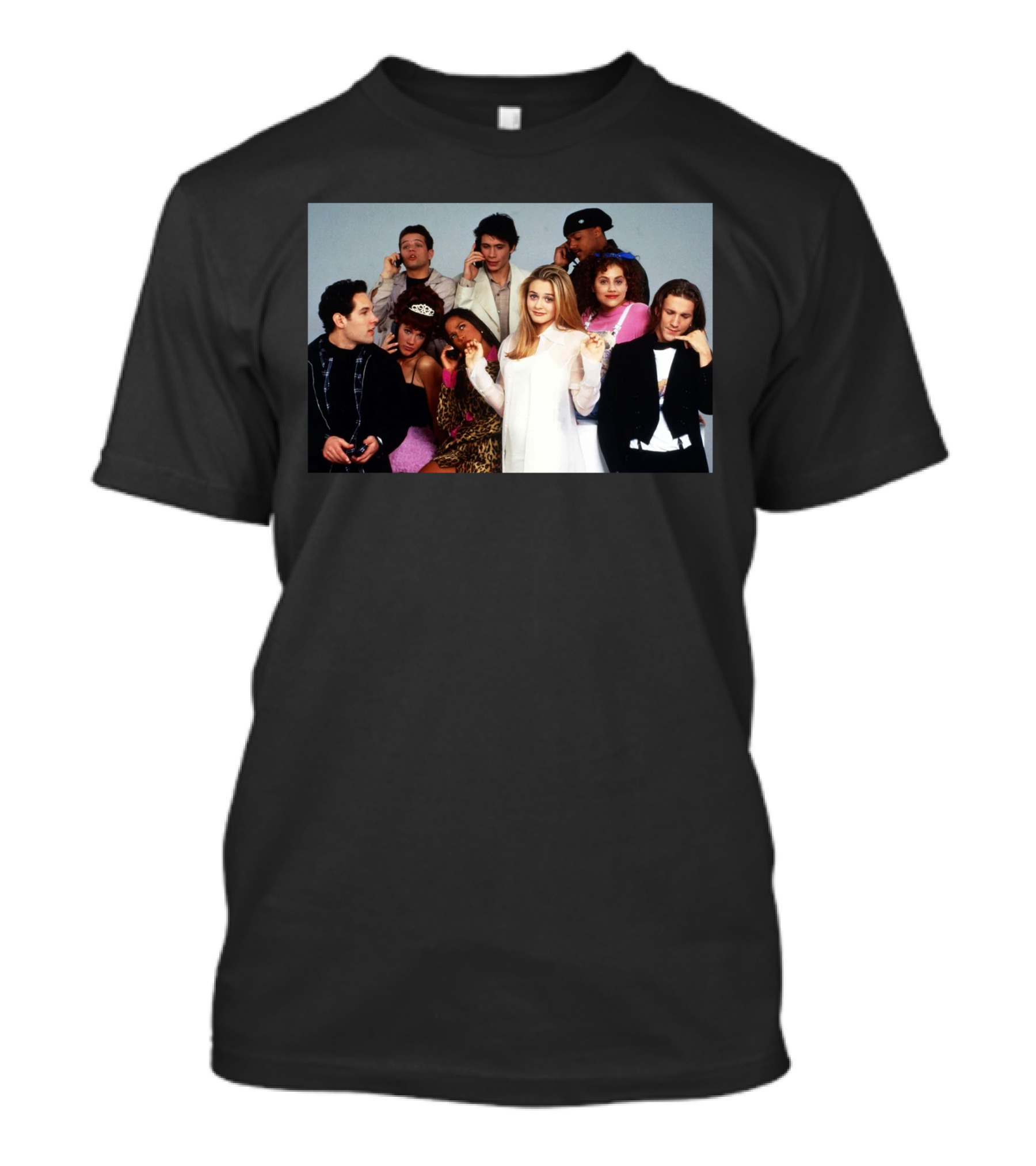 Tudo Sobre As Patricinhas De Beverly Hills Elenco Completo Poses Icônicas T-Shirt