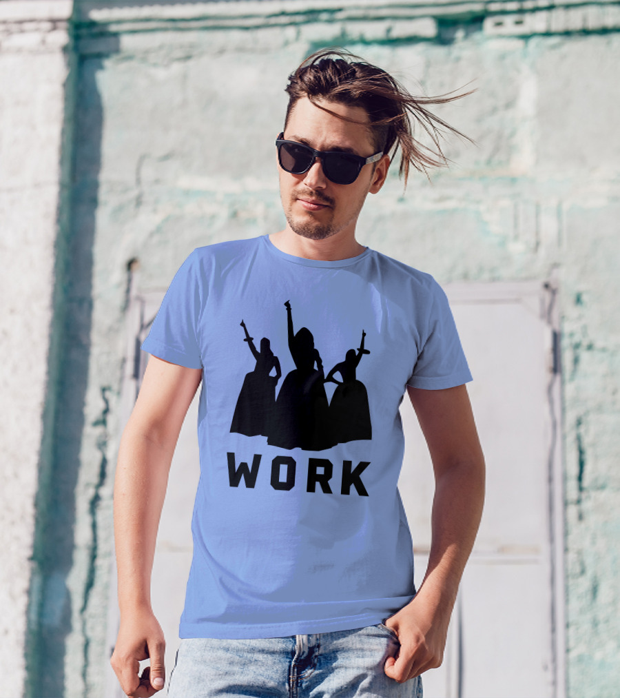 Work Schuyler Sisters Silhouette Hamilton Musical T-Shirt