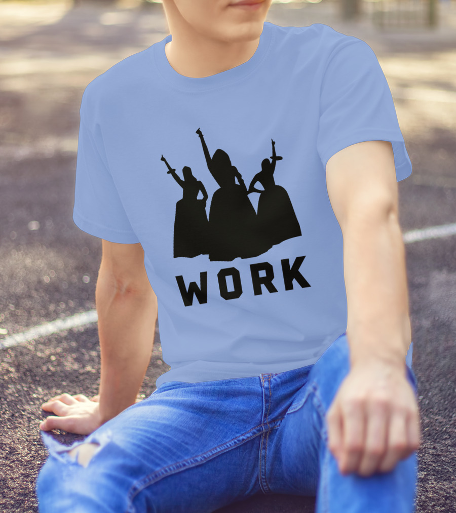 Work Schuyler Sisters Silhouette Hamilton Musical T-Shirt