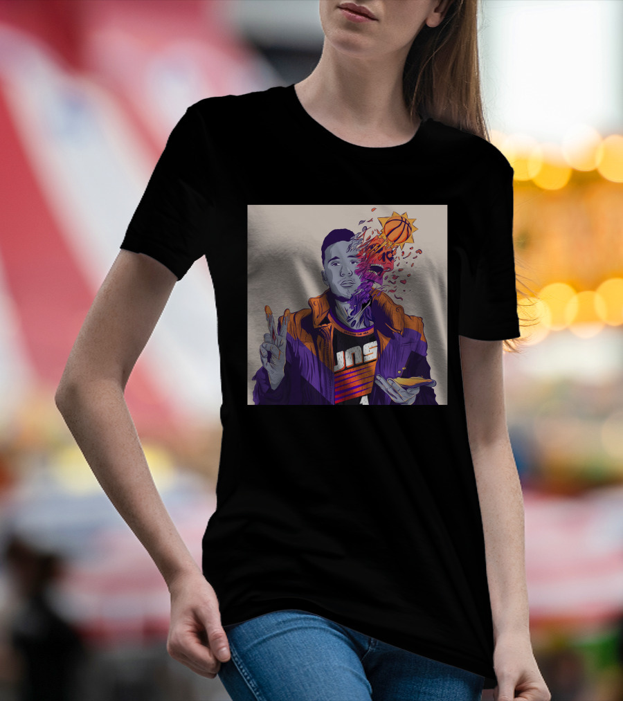 Dangerous Devin Booker Suns Basketball Explosion T-Shirt