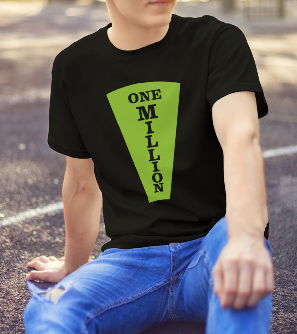 One Million Dollar Wedge Wheel Of Fortune Iconic Game Show T-Shirt