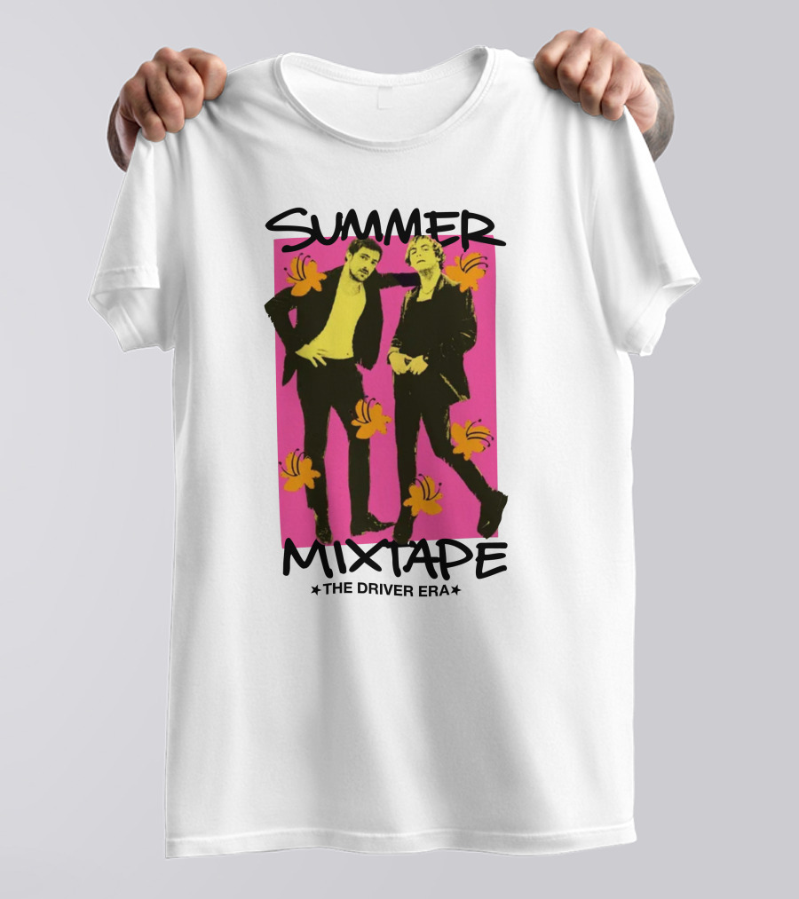 Summer Mixtape The Driver Era Neon Duo With Flowers T-Shirt