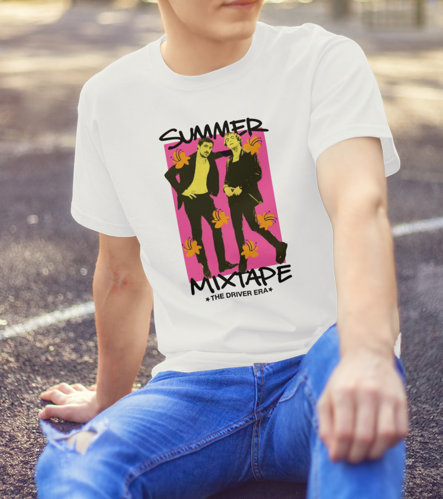 Summer Mixtape The Driver Era Neon Duo With Flowers T-Shirt