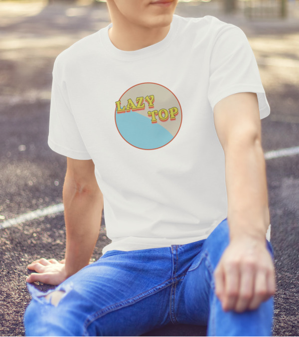 LAZY TOP Retro Circular T-Shirt