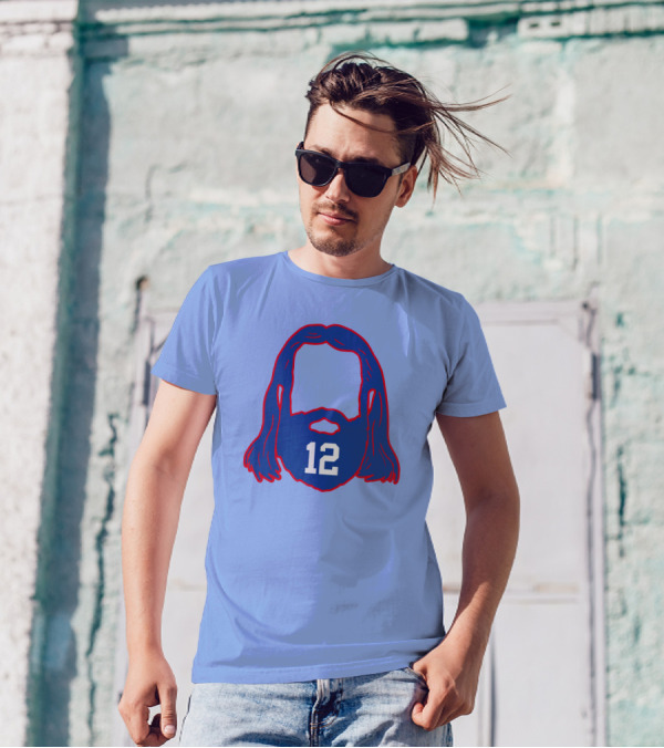 12 Blue Beard And Hair T-Shirt