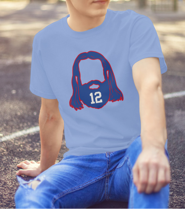 12 Blue Beard And Hair T-Shirt