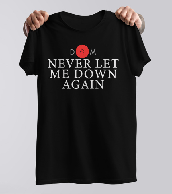 DM Never Let Me Down Again Vinyl Record T-Shirt