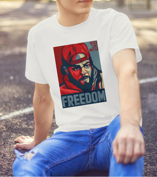Black Guns Matter Freedom Bgm Collectible T-Shirt