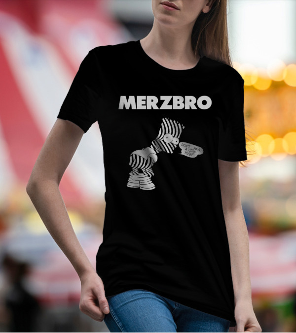 Merzbro Don't Have A Cow Man Bart Stripes T-Shirt