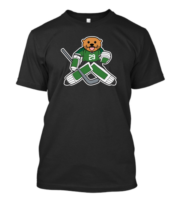 Dallas Stars Jake Otter 29 Hockey Mascot Cartoon T-Shirt
