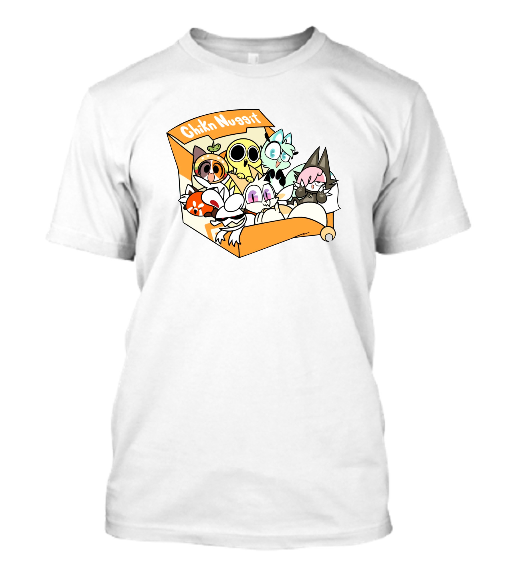 Chikn Nuggit Box Characters Collection T-Shirt