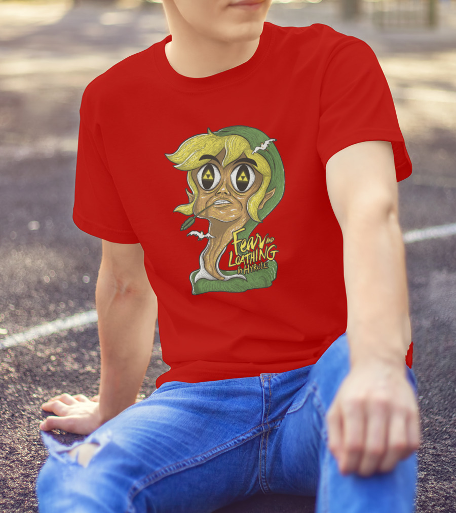 Fear And Loathing In Hyrule Psychedelic Adventure Tribute To Iconic Gaming Legend T-Shirt