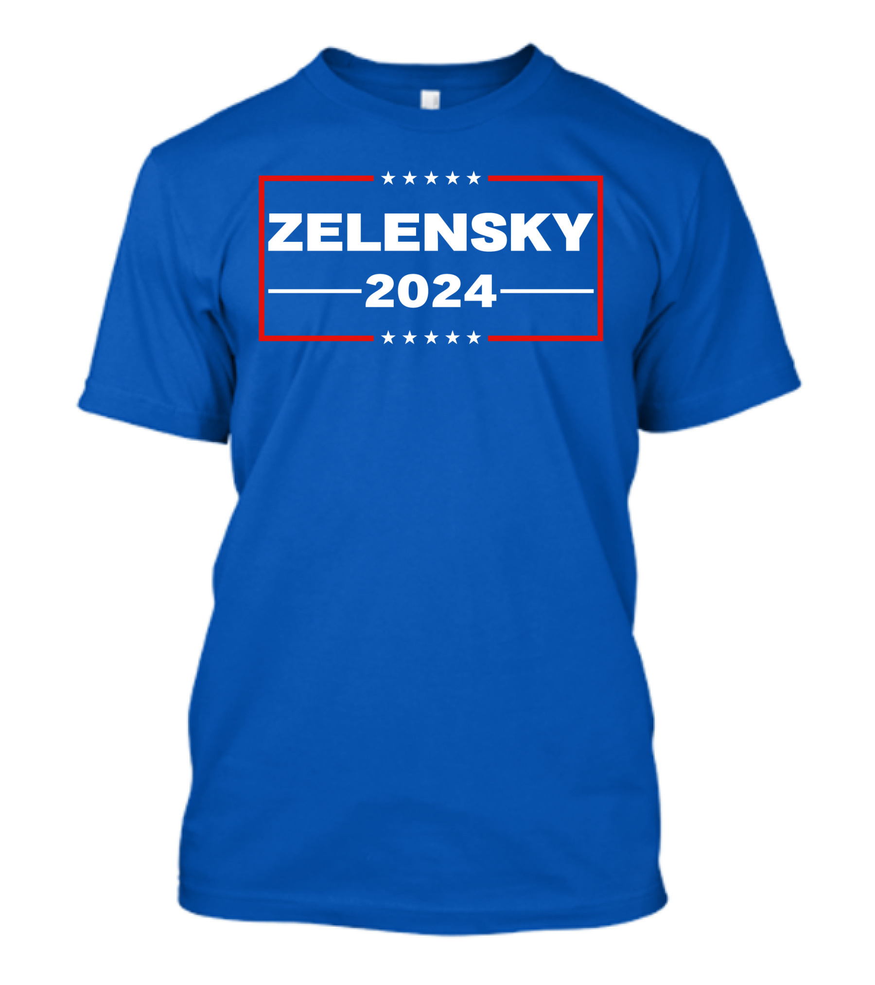 Zelensky 2024 Stars And Stripes Blue T-Shirt