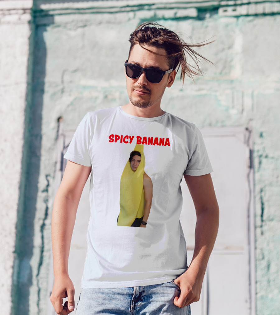 Spicy Banana Costume Humor With Thrasher Dan Vibes T-Shirt