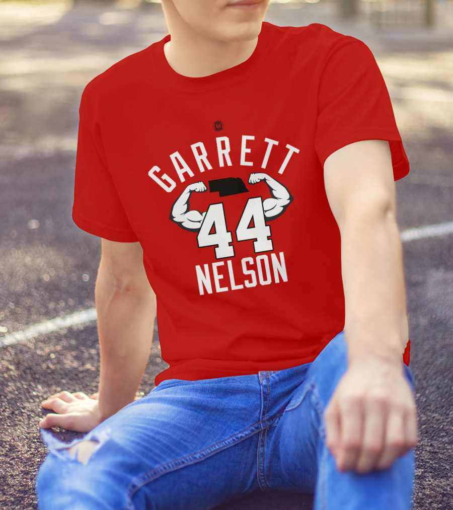 Garrett Nelson 44 Nebraska Strong T-Shirt