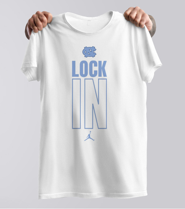 UNC Tar Heels Lock In Jordan Brand T-Shirt