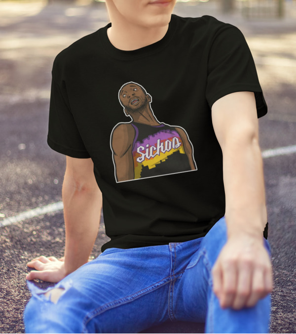 Sickos Retro Basketball Jersey Inspired Graphic T-Shirt