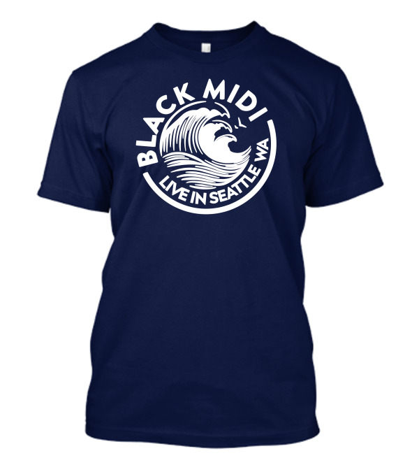 Black Midi Live In Seattle WA Concert Wave T-Shirt