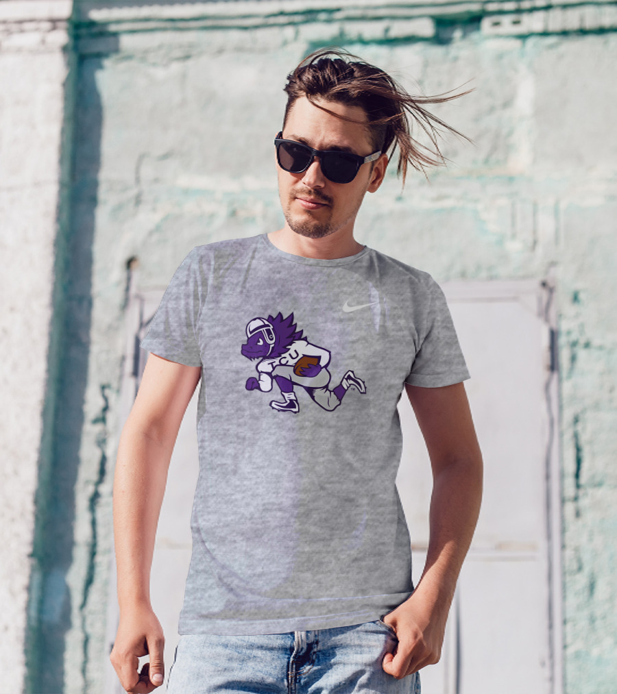 TCU Horned Frog Football Player T-Shirt