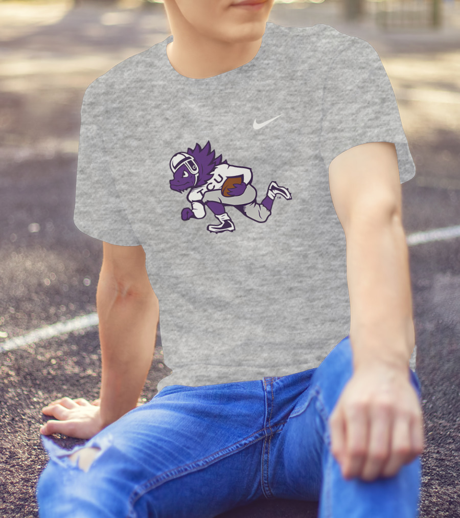 TCU Horned Frog Football Player T-Shirt