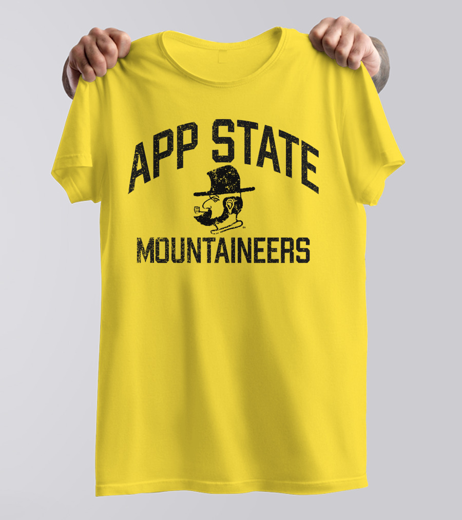 App State Mountaineers Vintage-Style T-Shirt