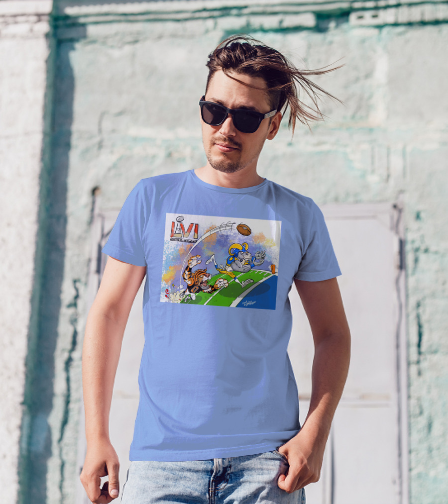Super Bowl LVI Go Rams Touchdown T-Shirt