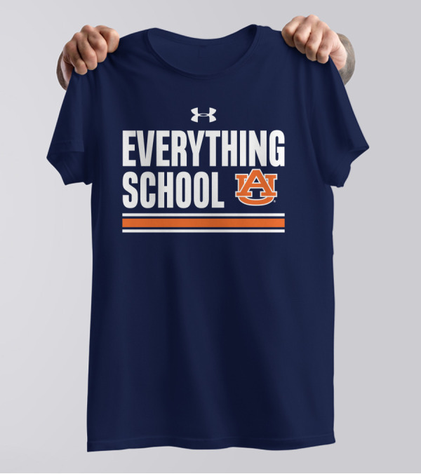 Auburn Football Everything School Under Armour AU T-Shirt