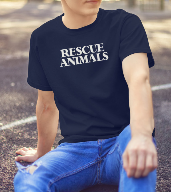 Vintagevegans Rescue Animals T-Shirt