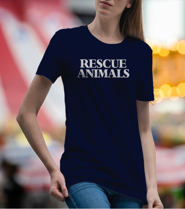 Vintagevegans Rescue Animals T-Shirt