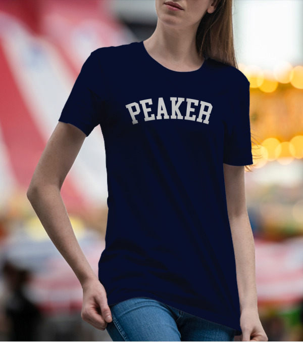 Scigirl3 Peaker Bold Typography T-Shirt