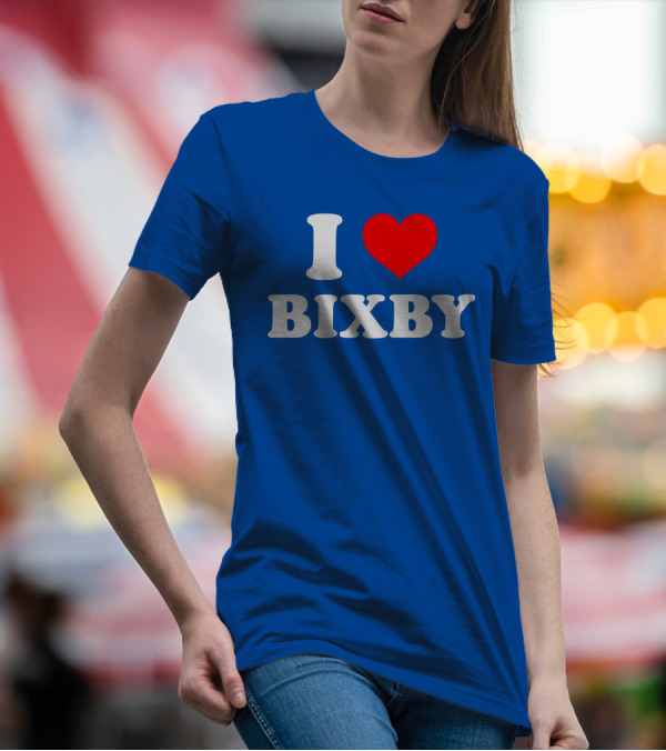 Agent47il I Love Bixby Heart T-Shirt