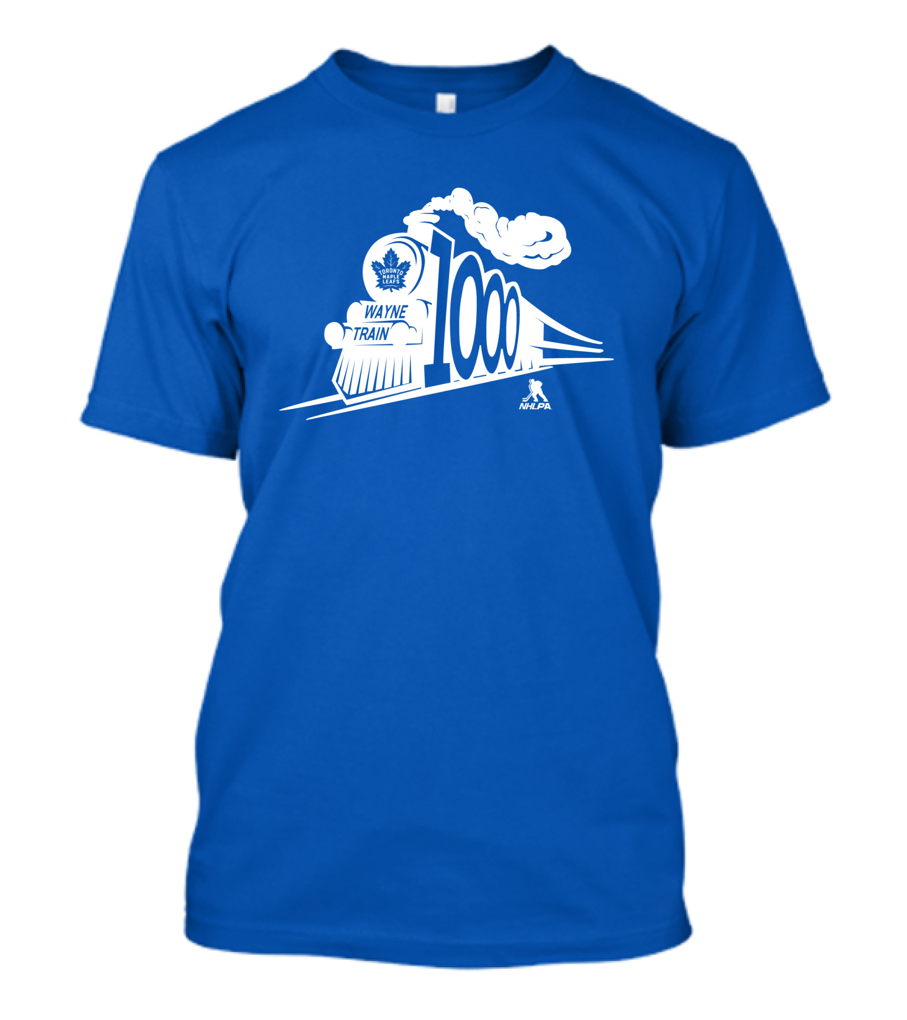 Toronto Maple Leafs Wayne Train NHLPA 1000th T-Shirt