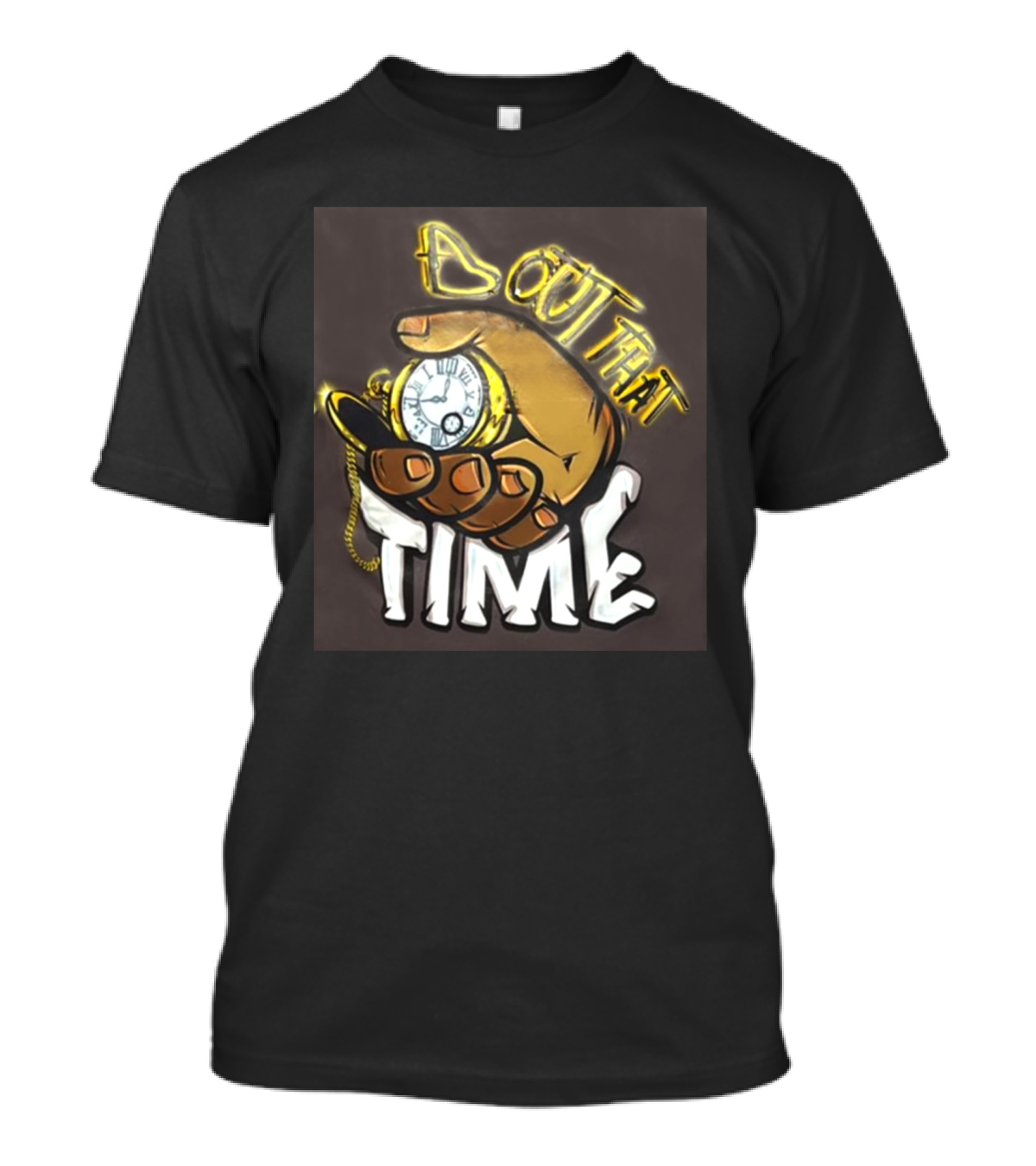 Bout That Time Malik Dunbar Hand Holding Pocket Watch T-Shirt