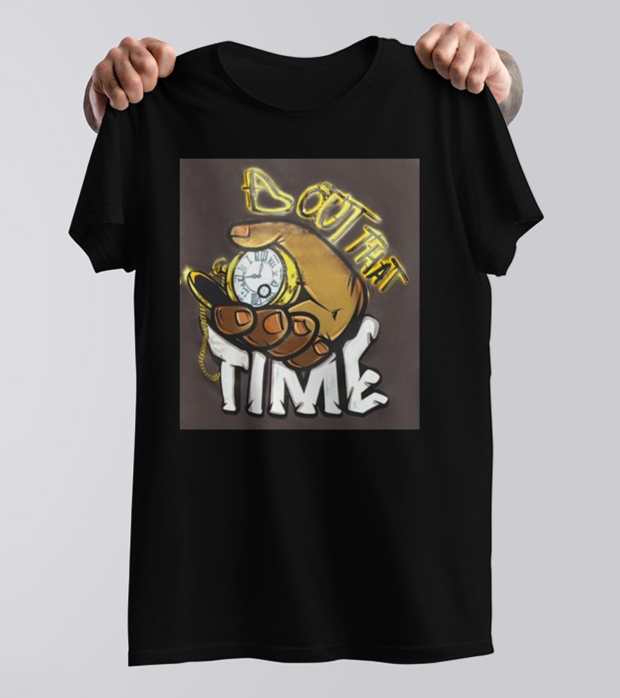 Bout That Time Malik Dunbar Hand Holding Pocket Watch T-Shirt