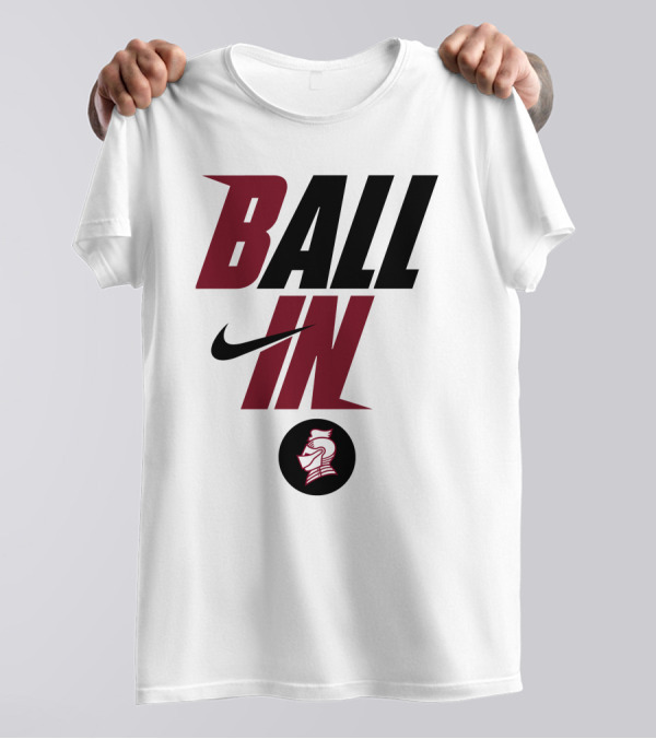 Ball In Bellarmine University Football Knight T-Shirt