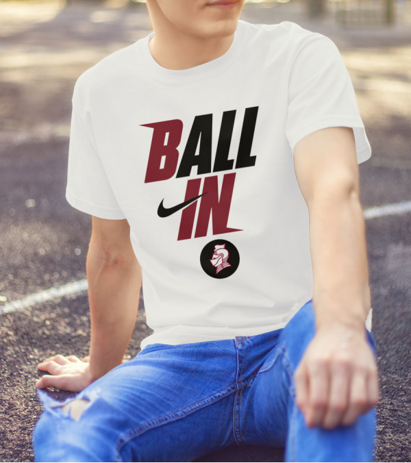 Ball In Bellarmine University Football Knight T-Shirt