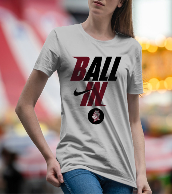 Ball In Bellarmine University Football Knight T-Shirt