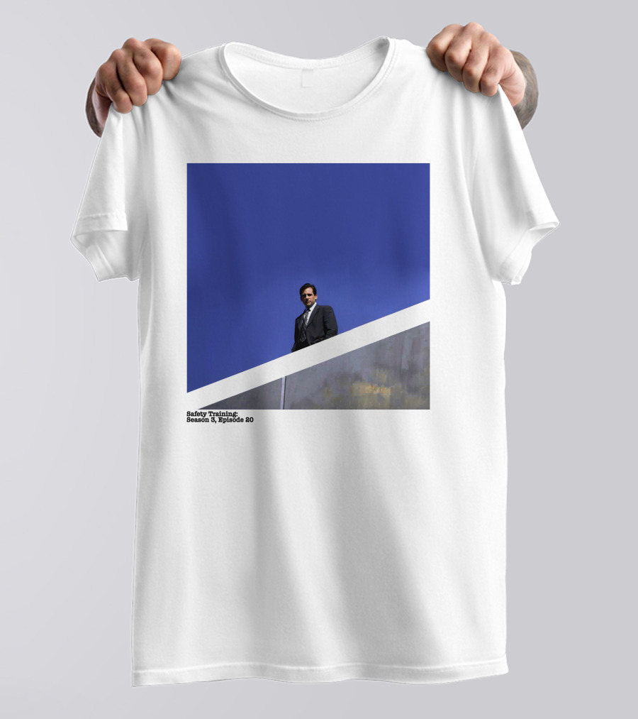 The Office Safety Training Season 3 Episode 20 Michael Scott Rooftop Scene T-Shirt