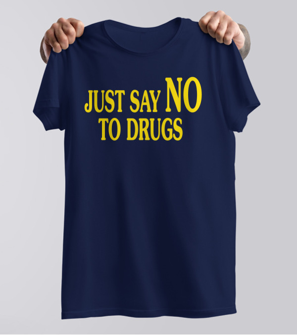 Lindsay Lohan Just Say No To Drugs Campaign Message T-Shirt