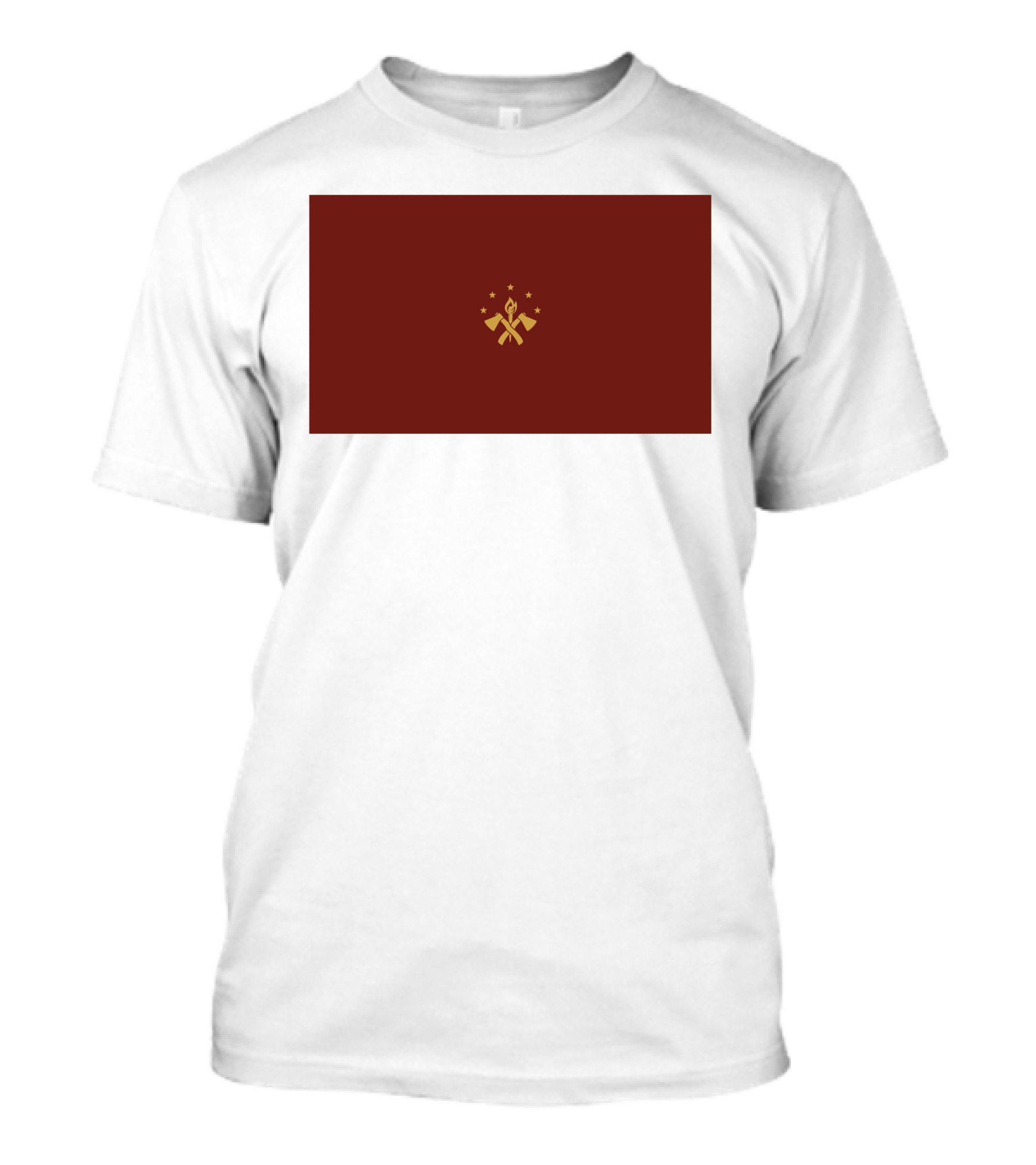 Foundational Black American Unity Flag With Stars T-Shirt